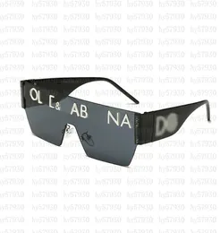 Klassische D g Sonnenbrille Designer All-in-One-Linsen Frauenbrillen Plattenrahmen Männer UV-resistente Sonnenbrille