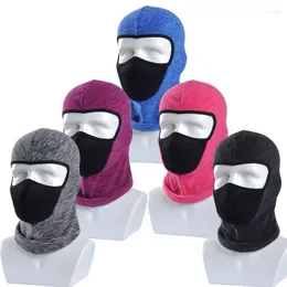 Berets Balaclava Winter Windproof Hat Outdoor Motorcycle Face Mask Men's Cycling Equipment Warm Cold Weather