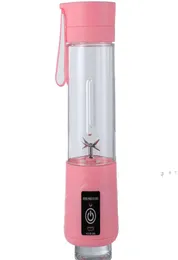 380 ml Mini Portable Electric Fruit Juicer Machine USB uppladdningsbar smoothie Maker Blender Shake Ta juice Slow Vegetable Tools2807062