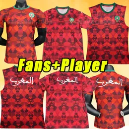 2023 2024 Morocco Soccer Jerseys HAKIMI ZIYECH National Team Mens 23 24 Special Edition Boufal SAISS EL- ARABI FAJR EN-NESYRI Mazraoui Football Shirt Fans player