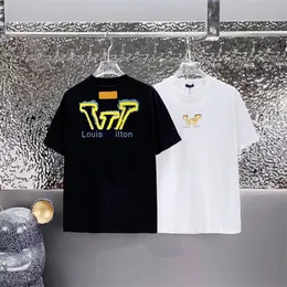 大規模S-XLメンズTシャツデザイナーTシャツコットンラウンドネックプリントクイック乾燥アンチリンクルメンズスプリングサマーハイルーズトレンドショートスリーブ男性衣類lol＃V4