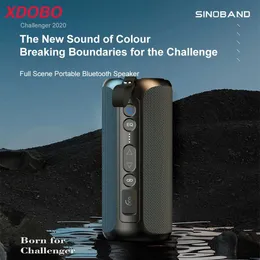 Portable Speakers XDOBO Challenger 2020 40W Portable Speaker Low Bass Wireless Waterproof Dazzling Light TWS 5200mAh Suport TF/AUX J240505