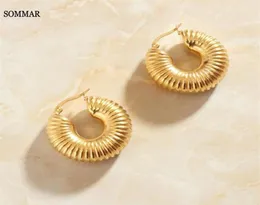 Harts Charms Gold Vermeil Women Earrings Earring Female 2021 Ancient Roman Art Vintage Jewellery Hoop Huggie281D2903183