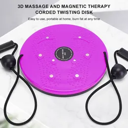 Magnetisk massage Wriggling Plate Twister Magnet Midja Twisting Disc Fitness Balance Weight Lose Trainer Träningsutrustning 240416