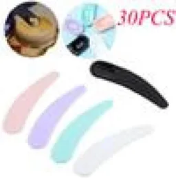 Eyelash Curler Mini Cosmetic Spatula Disposable Plastic Spoon Makeup Mask Cream Eye Stick Curved Face Beauty Tool Kits6479375