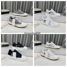 Designer de luxo sapatos casuais moda masculino tênis de baixo para fora do ar livre feminino de alta qualidade de couro sapatos de corrida de borracha impressos de borracha tênis redondos de cabeça redonda