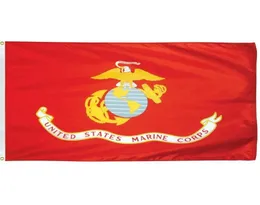 USA Marine Corps Flag 3x5ft United States Polyester Digital Printing Drablable6422645