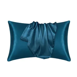 Pillowcase Ice Silk Hair Care Skin Care Pillowcase Bedding Pillowcase 240420