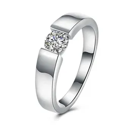 Anelli a grappolo all'ingrosso 925 anello in argento sterling bellissimo matrimonio di moda cz