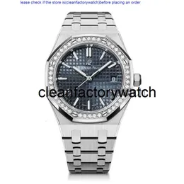 Audemar Watch Apwatch Audemar Pielut Piquet Luxury Designer Watches Apsf Royals Oaks. Наручные часы Стальные оригинальные бриллиантовые синие тарелки Womens Watch 37mm Pieutrsp Wate