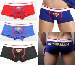 Moda marka men039s bawełniana bieliznę Super Man Bokserki Wygodne męskie bokserki majtki superman majtki Mężczyzna 1112403
