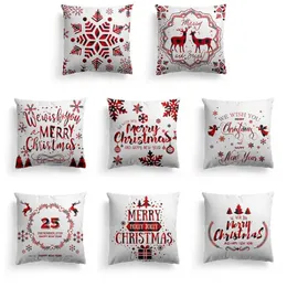 Travesseiro de Natal de 45x45cm de Natal 2020 Decoração de Natal para casa Merry ornament