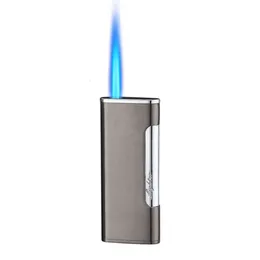 Chama azul reta pode ser usada para iluminar charutos, fogo ao ar livre, moxabusção, velas, etc., poder de fogo forte, à prova de vento