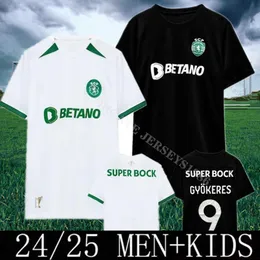스포츠 CP 23 24 Lisboa 축구 유니폼 홈 블루 리스본 스페셜 Jovane Sarabia Vietto 2023 2024 Maillot Jersey Sporting Clube De Football Shirt 60 주년