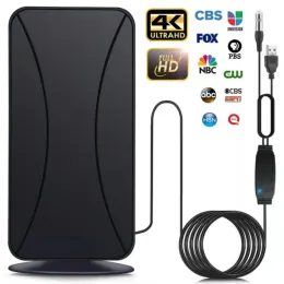 Receivers Highdefinition indoor amplified digital TV antenna 5080 miles with VHF/UHF amplifier fast response indoor and outdoor antenna