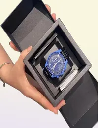 Bioceramic Moo Quartz Herren Brand Watch Vollfunktion Chronograph Uhr Mission für Mercury 42mm Luxus Saturn Uhr Wristwa1684439