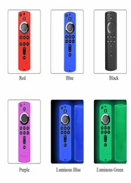Multicolor -Silikongehäuse für Amazon Fire TV Stick 4K TV 56 Zoll Fernbedienung Schutzschutzhaut Haut Shell Protector4146654