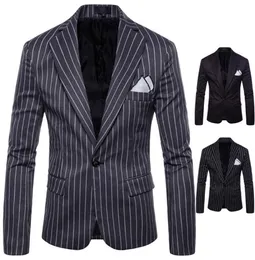 M4XL Spring Autumn Striped Design blazer unique mens blazers mens blazer jacket slim fit jaqueta Fashion suit men Coats Casual J12228497
