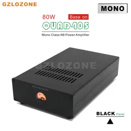 Amplifier Mono Class AB QUAD405 Power amplifier 80W Base on QUAD405 Power amp With VU Level Meter