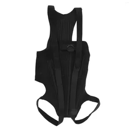 Storage Bags Dog Back Bracer Strong Rigidity Flexible Black Easy To Wear Arthritis Firmly Fixed Polyester For Walking