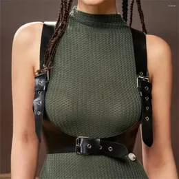 Cinture a cinghia della cintura di corsetto di corsetto per donne abbigliamento fetish gotico per il corpo accessori da donna