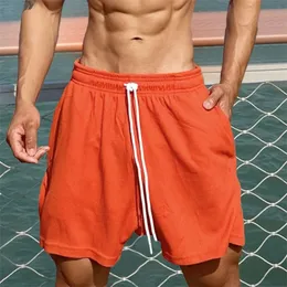 Waffle estivo Shorts casual a secco rapido ropa hombre surf beach che cole cole coleno di allenamento in palestra corto