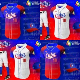 2023 WBC WBC Cuba Baseball Maglie da baseball World Baseball Classic 2023 Yoan Moncada Luis Robert Yoan Lopez Bolanos 306z
