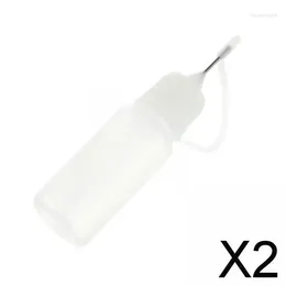 Storage Bottles 2x10x Precision Tip Glue Applicator For Applications Paper Crafts White