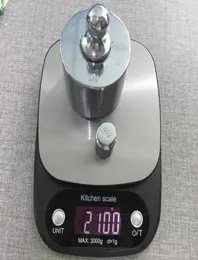Scarico di alimenti elettronici della cucina per la casa Calco di misurazione strumento di misurazione in acciaio inossidabile display LCD 10 kg 01g Herb98371583 medicinale