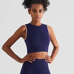 Vnazvnasi Summer Womens Yoga Contrast Design High Push Up Sportswear z fartuchem działającym na najlepszy poziom 240430