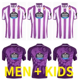 Real Valladolid Soccer Jerseys Club Sad Camisetas de Futbol Kit Kids Equipment Football Shirts 230n