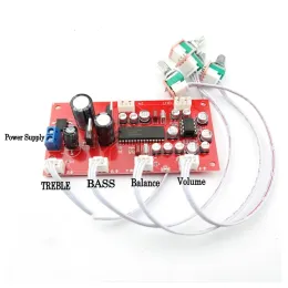 Amplificador UPC1892CT + NE5532 Placa Tone Placa Volume Controle Placa de controle amplificador de pré -amplificador com ajuste de volume de balanço de graves agudos