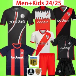 san lorenzo maglie calcistica fluvia piastra 2024 2025 uomini kit per bambini 24 25 camiseta de futbol de la cruz Beltran Borja Solari Simon Colidio Football Shirt T Fan Player Version