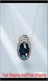 Crystal Pendant Necklace Multicolor Stone Fits 45Cm with 8Cm Chain Women Female Birthday Chirstmas Gift8119670