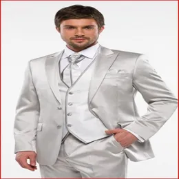 Smoking per lo sposo fatto su misura groomsmen in argento groomsmen cimio miglior uomo abita da ballo da sposa da balia per pantaloni per pantaloni per pantaloni per pantaloni per pantaloni k6 284w