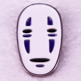 Kindheitsgesichtslosen Mann Badge süße Anime -Filme Spiele Harte Emaille Pins Sammeln Sie Cartoon Brosche Rucksack Hat Bag Kragen Lampelabzeichen