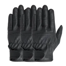 Gloves QIANGLEAF Black Goat Leather Touch Screen Work Safety Mechanic Industrial Worker Gloves Youth Children Wholesale 3 Pairs 550SY