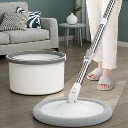 MOP com spin balde de esgoto limpo Separação de piso MOP HOMEMICHY LAVA DE MANDA LAVA LIVRADA LAVHA DE LAZA LAZAY MOP PLATA 240422