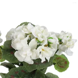 Decorative Flowers Garden Home Party Shop Wedding Plant Artificial Flower Beautiful Decor Elegance Replacement 1 Bunches 5 Branches