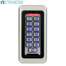 카드 RETEKESS TAC03 RFID 도어 액세스 제어 시스템 IP68 방수 키패드 근접 카드 2000 사용자와 독립형.