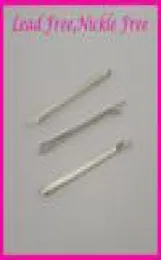 50PCS 30mm70cm Silver finish plain flat metal bobby pins for women girls at nickle lead Metal hair barrettes pins sli6016497