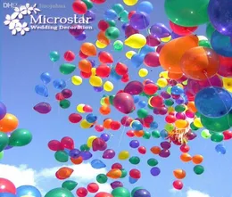 Glohelatexc Air Balloons 500 PCs gemischte Farben 15 cm Hochzeits Geburtstagsfeier Festliches Event Dekoration Lieferungen PO Prop Ball9459651