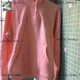 Felpa con cappuccio da ricamo Kith Men da donna Fedetta con cappuccio Kith Hoodie Qualità all'interno di 7044