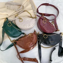 Bag crossbody telefonfodral och plånbokväskor för kvinnor lyxiga små axelflickor reser handväska kedja