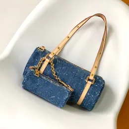 Luis Viton Toplevel Womens Lvse Papillon LouiseViution Designer LouisVuiotton Denim 10a Handbag M46830 Bag m Bag Onogram Lou Vitt Retiro Crossbody Bag Mini Bag High