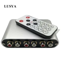 Amplifier Lusya 3 Input 1 Output / 1 Input 3 Output RCA Audio Input Signal Selector Remote Switch For Amplifier with Remote Control D1003