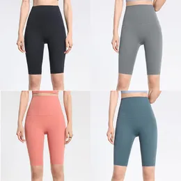 2023 Yoga Pantolon Lu Hizalama Taytlar Şort Kadın Şort Kırpılmış Pantolon Kıyafetleri Lady Sports Ladies Pants Expering Fitness Giyim Çayık Çayıkları Slim Fit Hizalı Pantolon