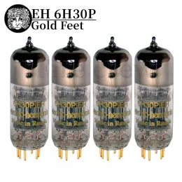Tubo de vácuo de amplificador EH 6H30PI 6H30 Pés de ouro substitui 6N6 para amplificador de tubo eletrônico HIFI AUDIO AUDIO AMP ORIGINAL MACH EXATO GENUINA