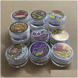 Packing Bottles Wholesale Candy Cake Runtz Hologram Sticker 5Ml Thin Mint Mylar Package Bottle Plastic Jar Tank Dry Herb Flower Contai Dh6Jx