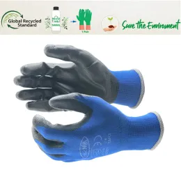 Перчатки nmsafety 12 пары безопасно защитные рабочие перчатки для PU Pul Palm Coting Glove Men.
